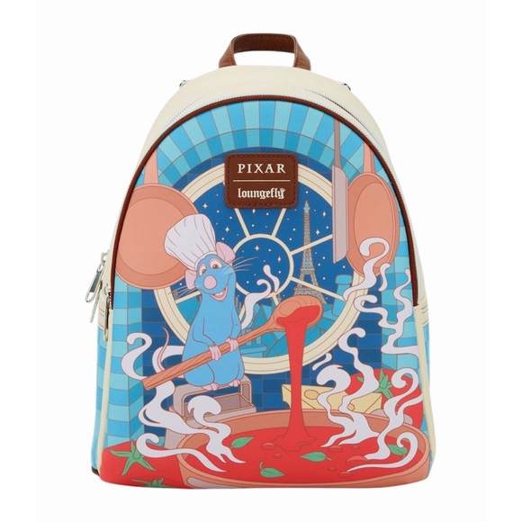 Loungefly Handbags - NEW Disney Pixar Ratatouille Remy Soup Kitchen Mini Backpack